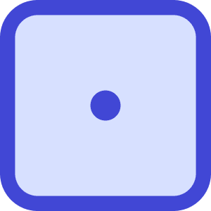 Dice 1 Icon from Core Duo - Free Set
