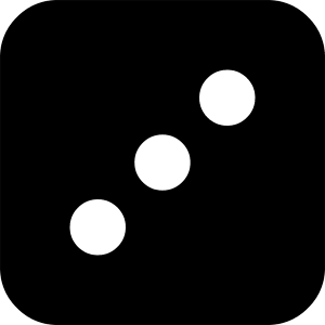 Dice 3 Icon from Core Solid - Free Set