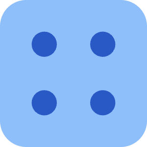 Dice 4 Icon from Core Flat - Free Set