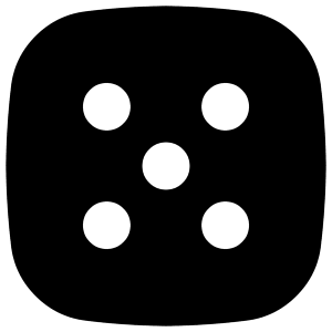 Dice 5 Icon from Flex Solid - Free Set