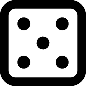 Dice 5 Icon from Micro Line - Free Set