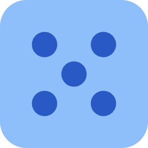 Dice 5 Icon from Core Flat - Free Set