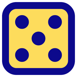 Dice 5 Icon from Core Pop - Free Set