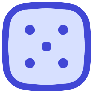 Dice 5 Icon from Flex Duo - Free Set