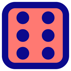 Dice 6 Icon from Core Pop - Free Set