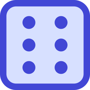 Dice 6 Icon from Core Duo - Free Set