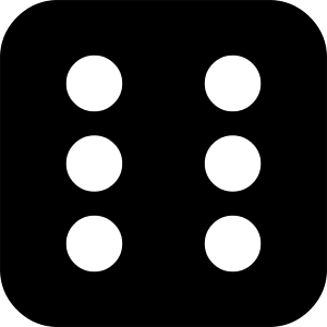 Dice 6 Icon from Core Solid - Free Set