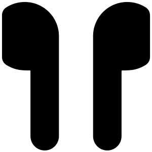 Earpods Icon from Core Solid - Free Set