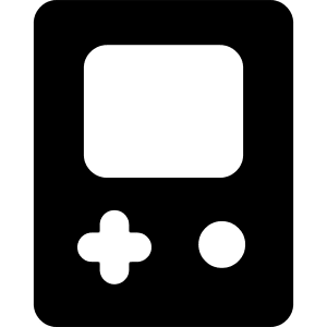 Gameboy Icon from Core Solid - Free Set