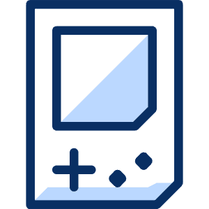 Gameboy Icon from Cyber Duotone - Free Set