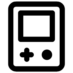 Gameboy Icon from Core Line - Free Set