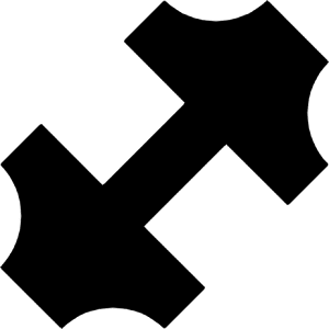 Gym Icon from Block – Free Set