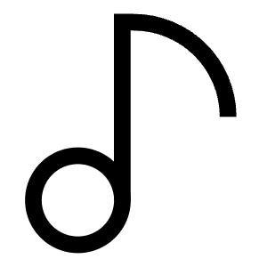 Music Note 1 Icon from Sharp Line - Free Set
