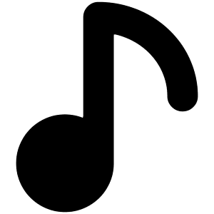 Music Note 1 Icon from Core Solid - Free Set