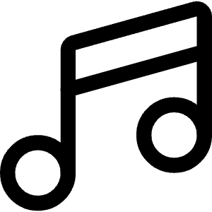 Music Note 2 Icon from Core Line - Free Set