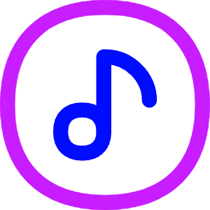 Music Note Circle Icon from Flex Neon - Free Set