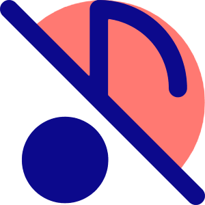 Music Note Off 1 Icon from Core Pop - Free Set