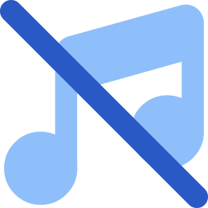 Music Note Off 2 Icon from Core Flat - Free Set