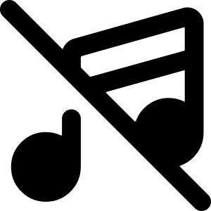 Music Note Off 2 Icon from Core Remix - Free Set