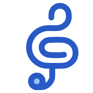 Music Note Trebble Clef Icon from Plump Duo - Free Set