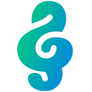 Music Note Trebble Clef Icon from Plump Gradient - Free Set