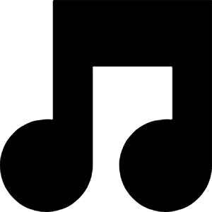 Music Icon from Block – Free Set