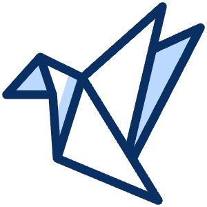 Origami Paper Bird Icon from Cyber Duotone - Free Set