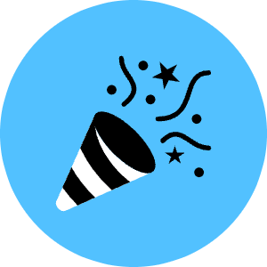 Party Poppers Icon from Kameleon Pop - Free Set