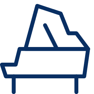 Piano 1 Icon from Cyber Line - Free Set