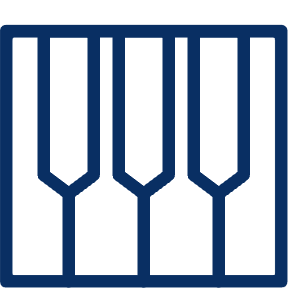 Piano 3 Icon from Cyber Line - Free Set