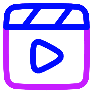 Play List 1 Icon from Plump Neon - Free Set