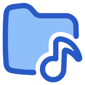 Play List Folder Icon from Plump Duo - Free Set