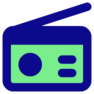 Radio Icon from Core Pop - Free Set