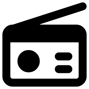 Radio Icon from Core Remix - Free Set