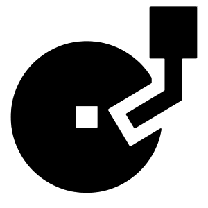 Record Player Icon from Sharp Solid - Free Set