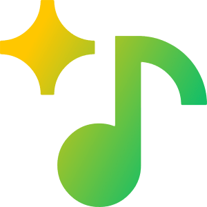 Song Recommendation Icon from Sharp Gradient- Free Set