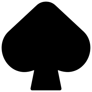 Spades Symbol Icon from Core Solid - Free Set
