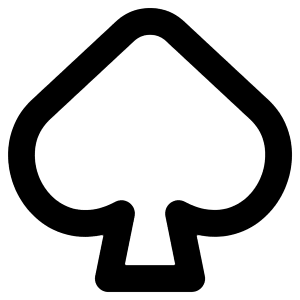 Spades Symbol Icon from Core Remix - Free Set