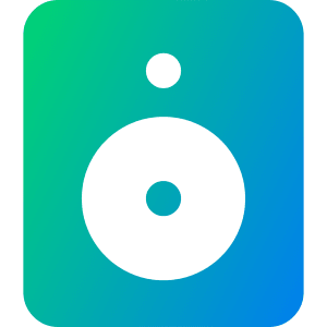 Speaker 2 Icon from Core Gradient - Free Set