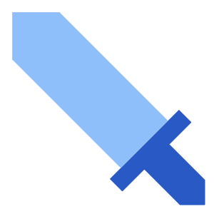 Sword Attack Icon from Sharp Flat - Free Set