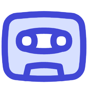 Tape Cassette Record Icon from Flex Duo - Free Set