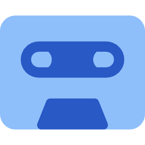 Tape Cassette Record Icon from Core Flat - Free Set