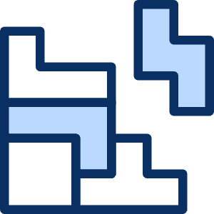 Tetris Icon from Cyber Duotone - Free Set