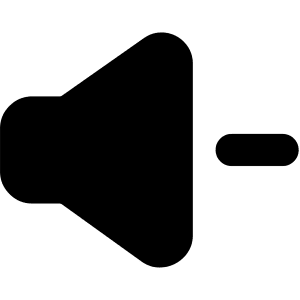 Volume Down Icon from Core Solid - Free Set