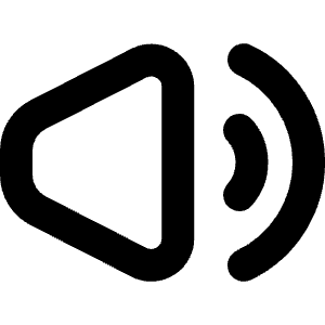 Volume High Icon from Micro Line - Free Set