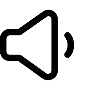 Volume Level Low Icon from Core Line - Free Set