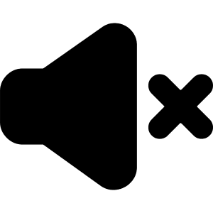 Volume Mute Icon from Core Solid - Free Set