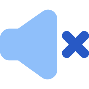 Volume Mute Icon from Core Flat - Free Set
