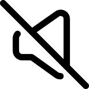 Volume Off Icon from Core Line - Free Set