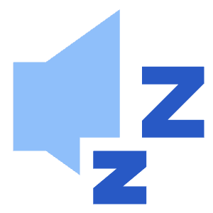 Volume Sleep Icon from Sharp Flat - Free Set
